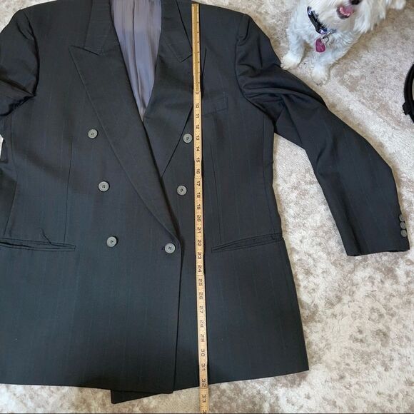 Buttega 100% wool milano coat Charcoal gray sports, blazer, suite jacket SZ 46" - Picture 11 of 12